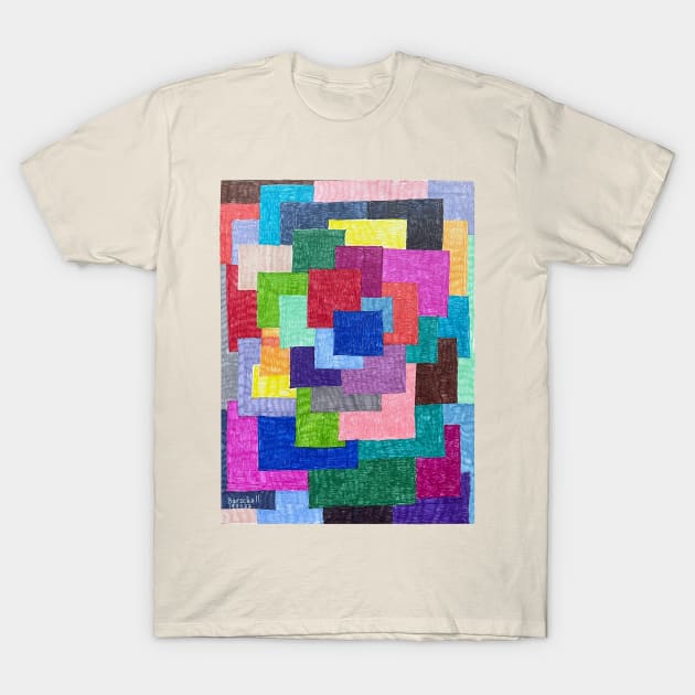 Rectangle Festival T-Shirt by Barschall